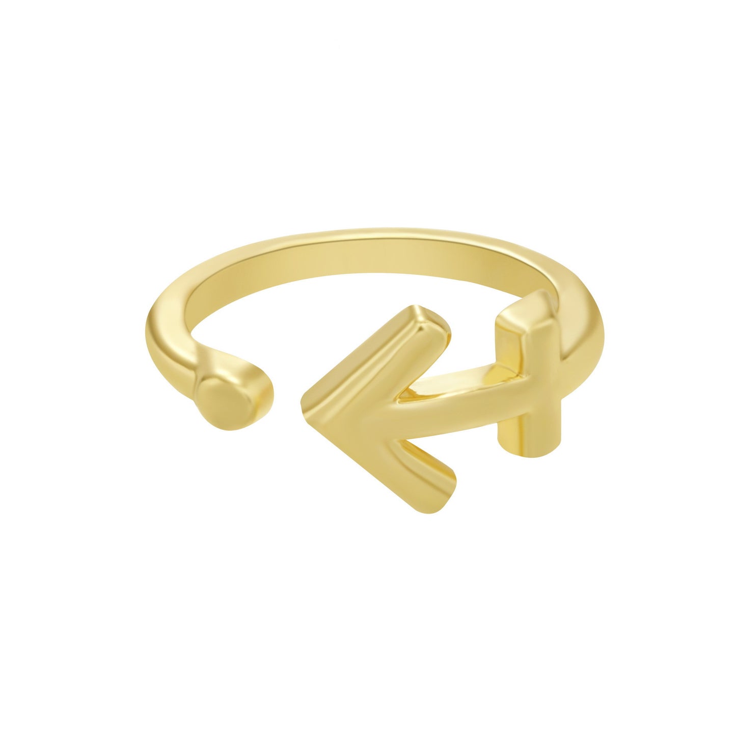 Unisex Zodiac Constellation Ring Adjustable Opening Alloy Electroplated Creative Symbol Jewelry Fashion For All