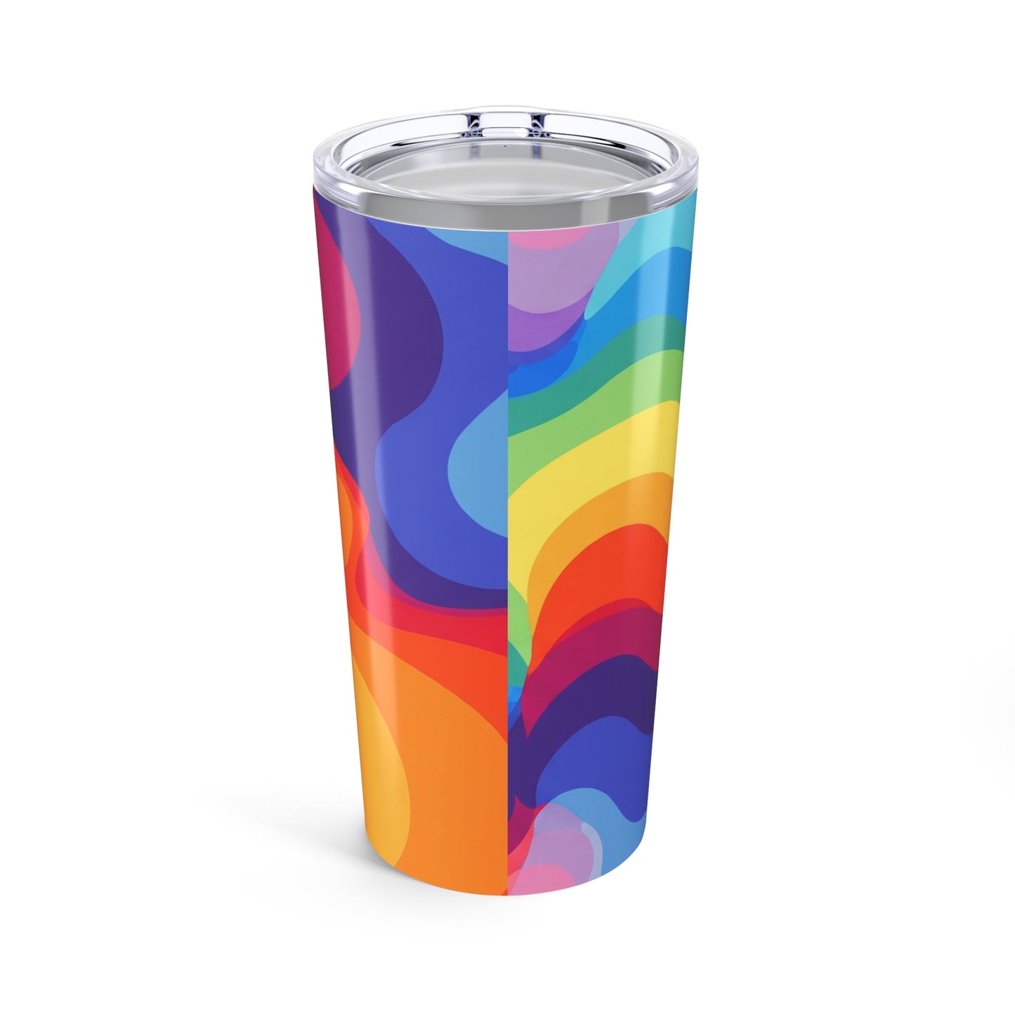 20oz Stainless Steel Printed Tumbler With Double Wall Vacuum Insulation Travel Mug Spill Resistant BPA Free Daily