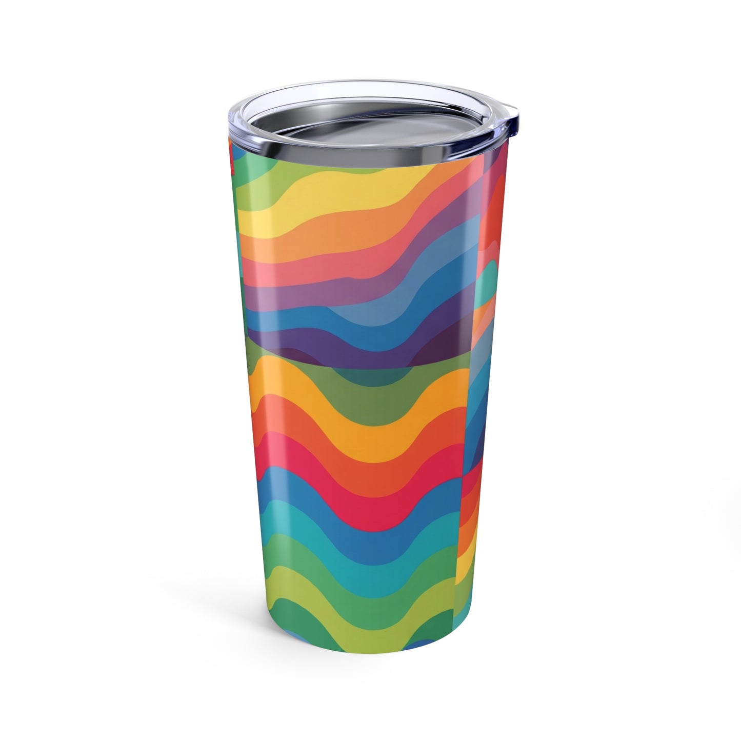 20oz Stainless Steel Tumbler With Printed Image Double Wall Vacuum Insulation Spill Resistant Keeps Drinks Hot Or