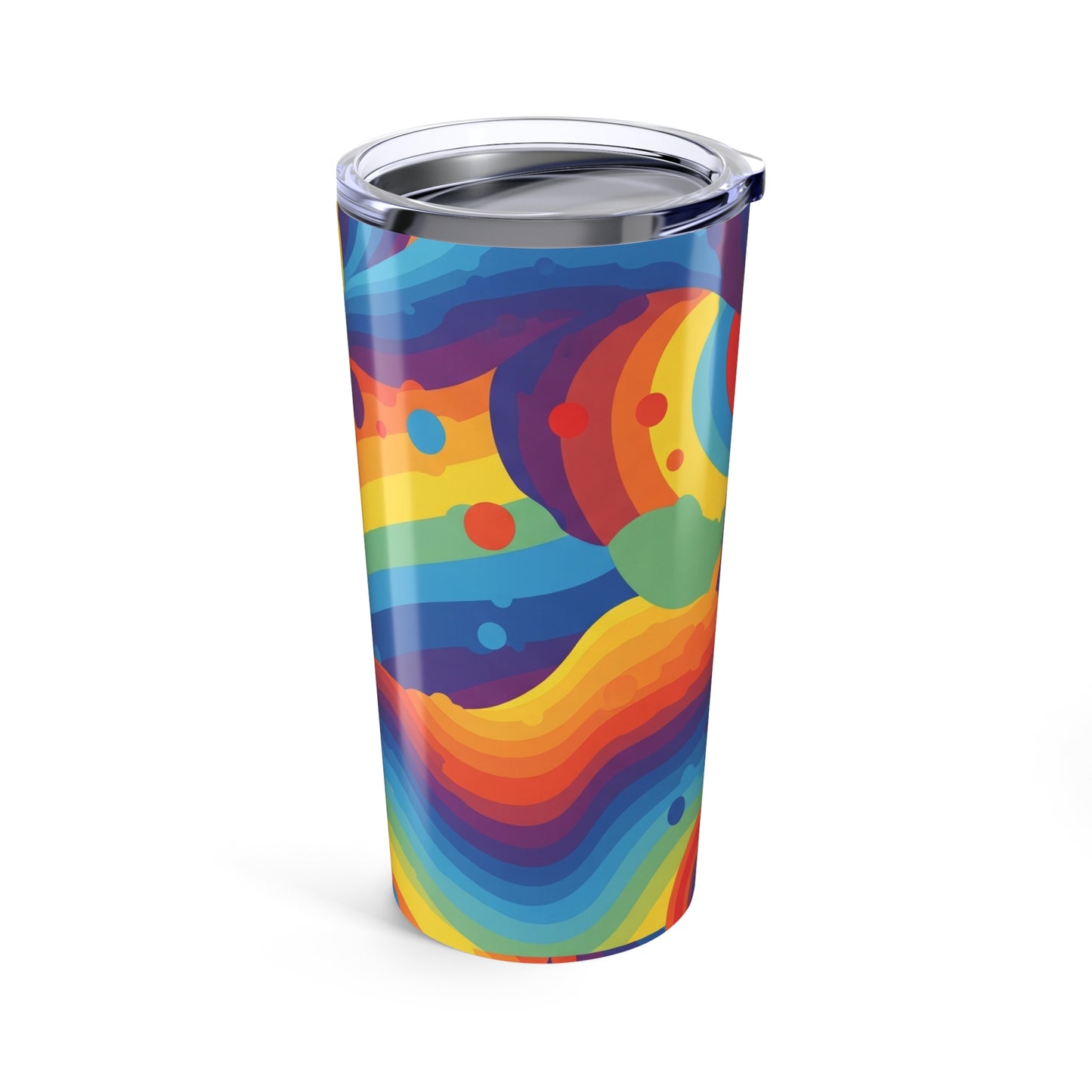 20oz Stainless Steel Travel Mug With Double Wall Vacuum Insulation Spill Resistant BPA Free Durable Printed