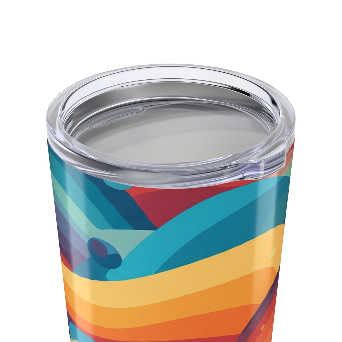 20oz Stainless Steel Printed Tumbler With Double Wall Vacuum Insulated Leak Proof Design For Hot And Cold Beverages