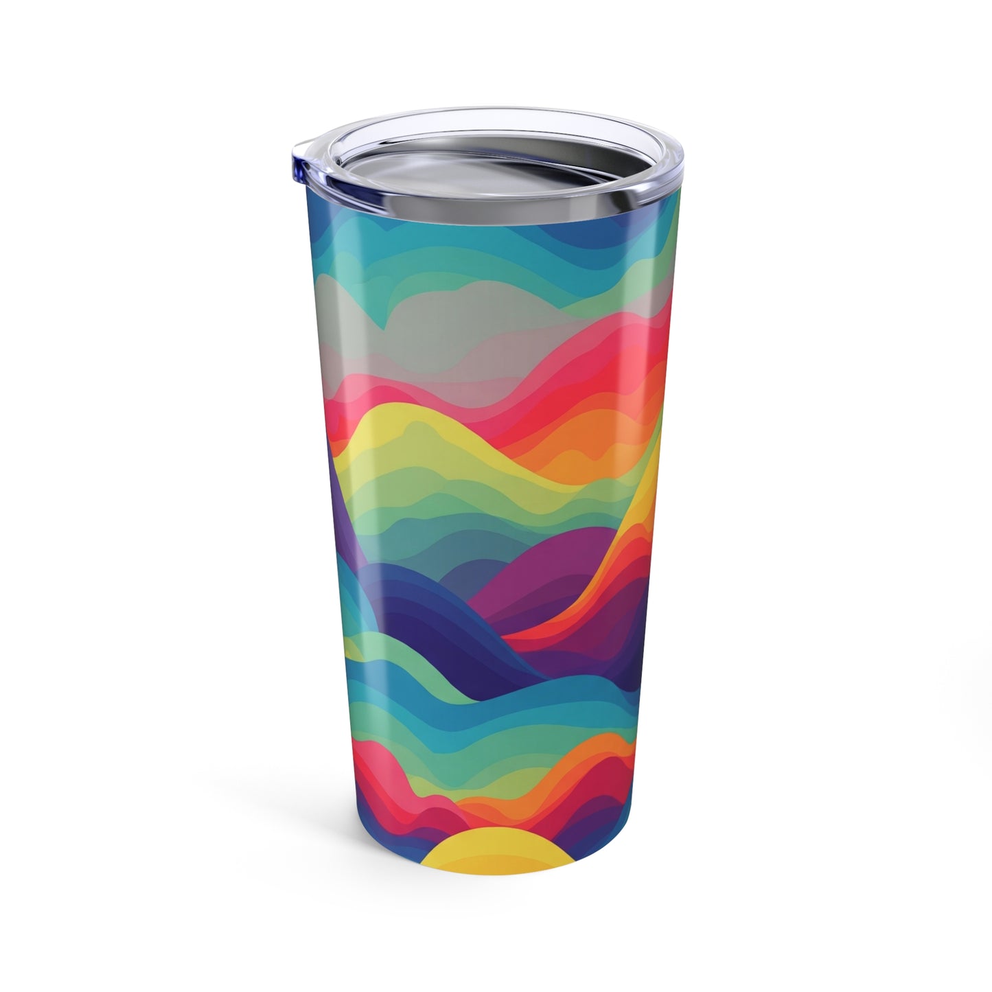 20oz Stainless Steel Tumbler With Double Wall Vacuum Insulation For Hot Or Cold Drinks And Spill Resistant