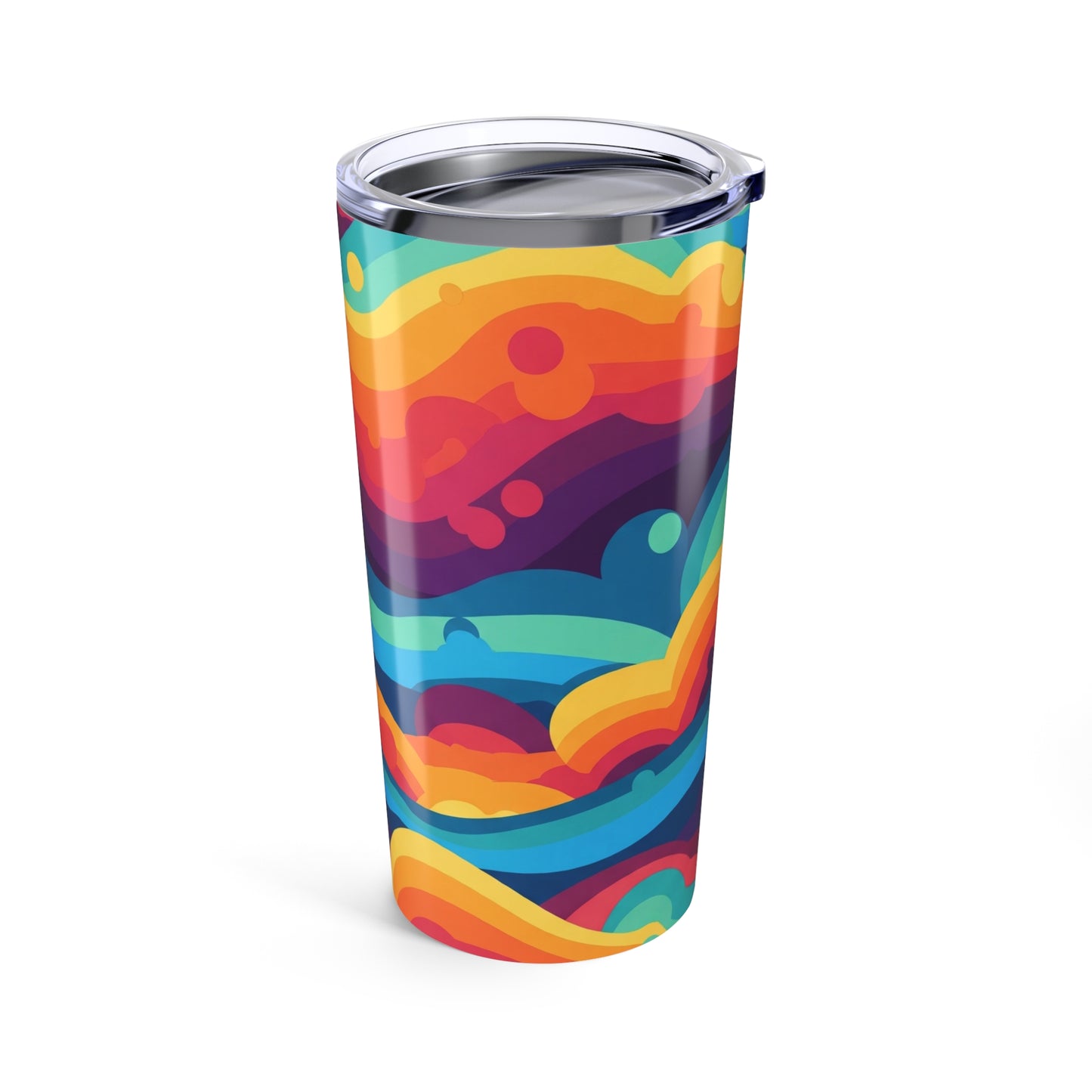 20oz Stainless Steel Tumbler With Double Wall Vacuum Insulation Spill Resistant Travel Mug Printed Designs Daily