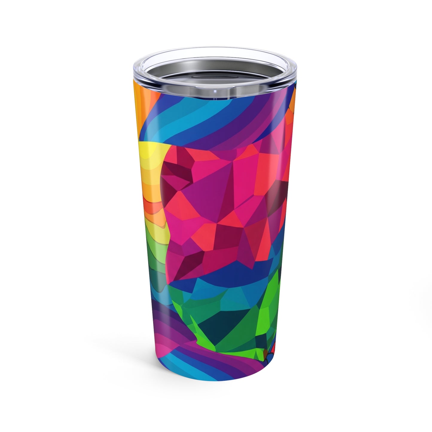 20oz Stainless Steel Printed Tumbler With Double Wall Insulation Spill Resistant Coffee Mug For Hot And Cold Drinks
