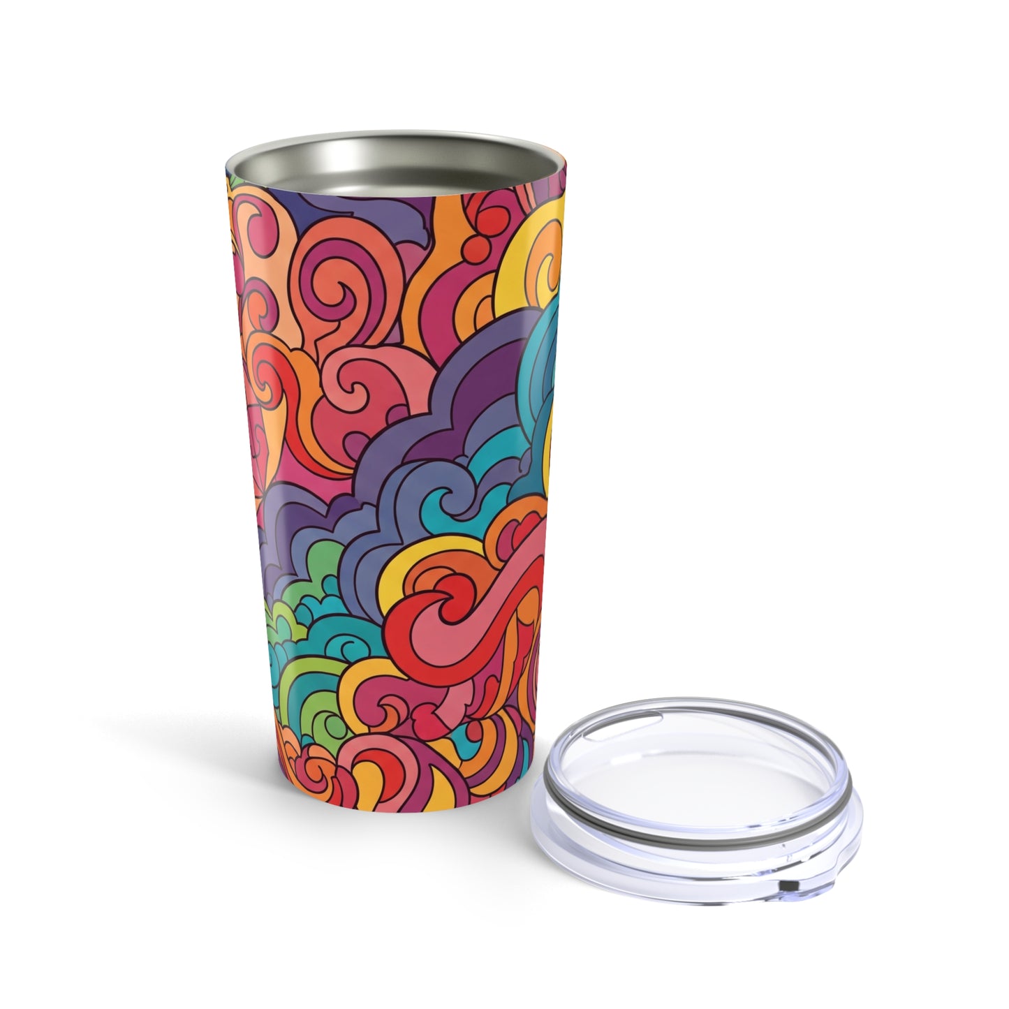 20 oz Stainless Steel Travel Mug Double Wall Vacuum Insulation Spill Resistant For Hot And Cold Drinks Dishwasher