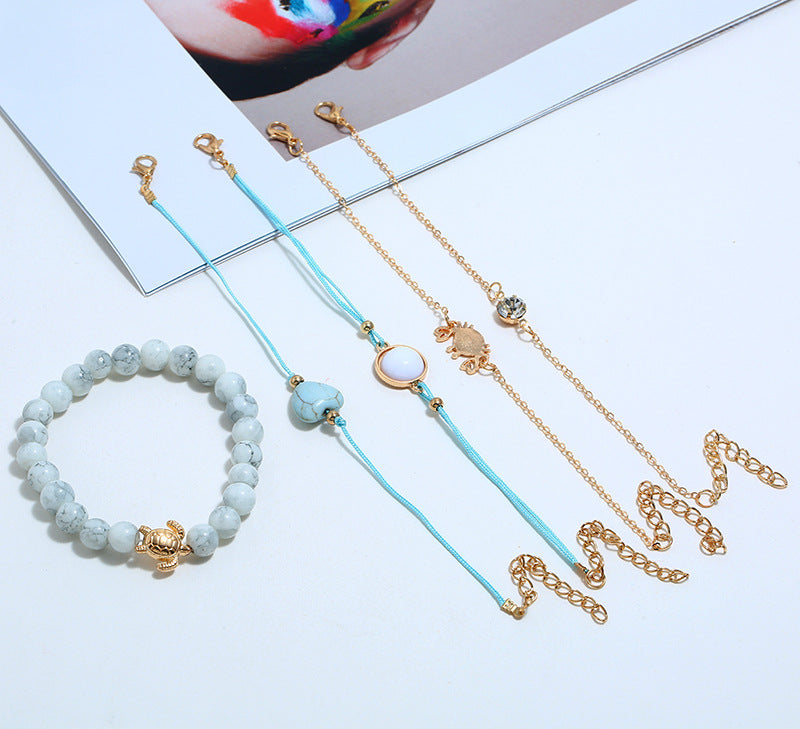 Crab Charm Bracelet Women and Girls Adjustable Alloy Animal Design Fashion Wristband for Everyday Wear Trendy