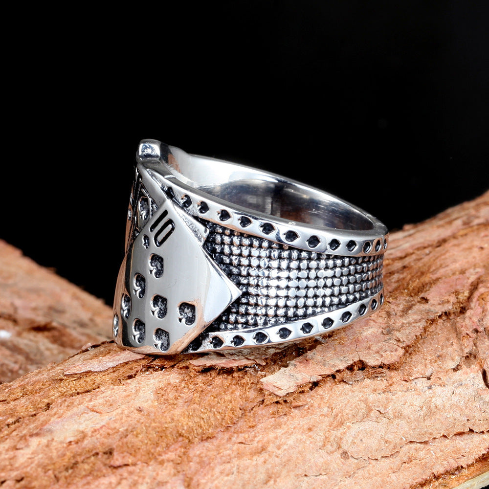 Mens Silver Ring Handmade Travel Memorial Band Ring Individually Packed For Him Gift For Men And Boys Everyday Occasion