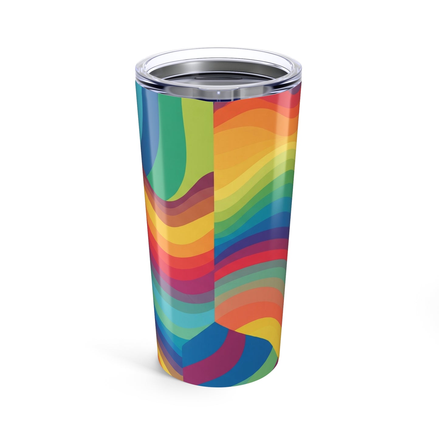 20 Ounce Steel Travel Mug With Printed Graphics Insulated Leak Proof Thermal Durable Hot Cold Drink Container Lid