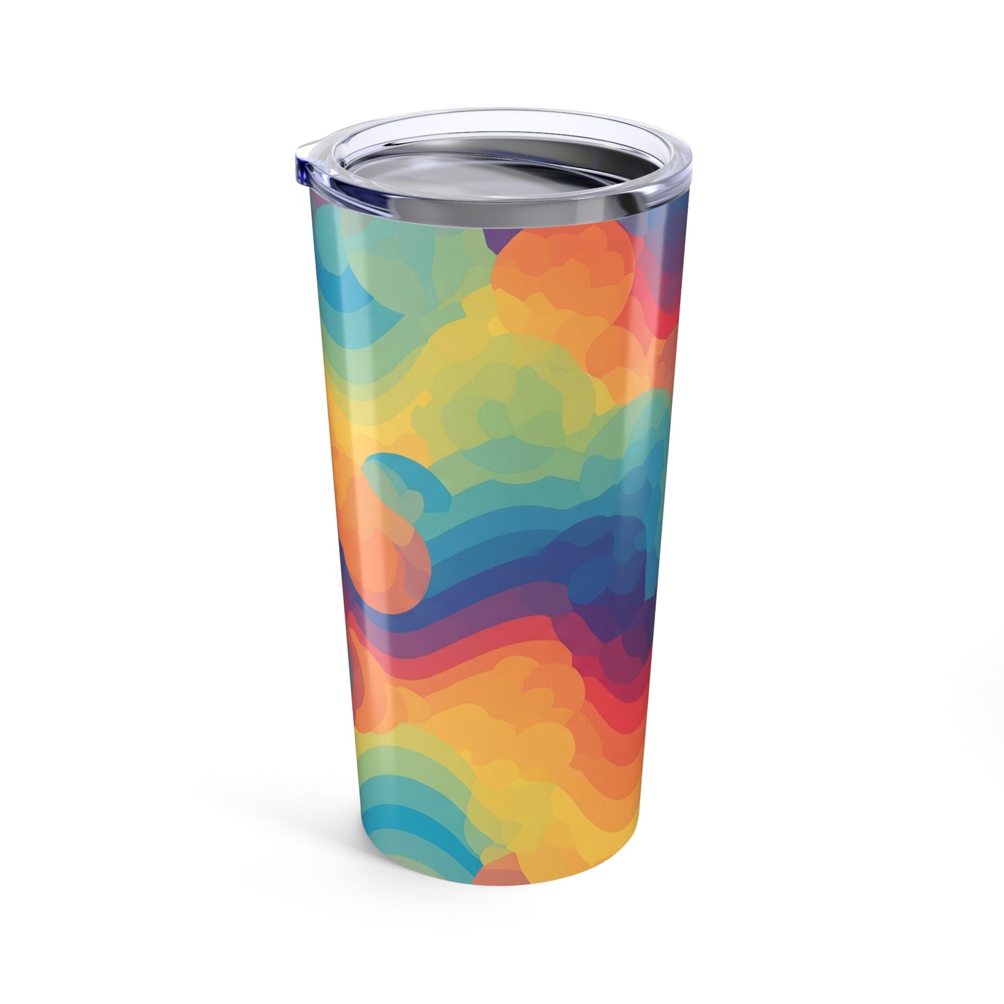 20 Oz Stainless Steel Travel Mug With Printed Artwork Double Wall Vacuum Insulation Keeps Hot Or Cold Dishwasher