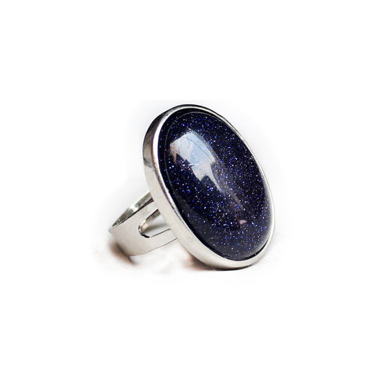 Pink Crystal Ring Unisex Oval Geometric Engagement Gift