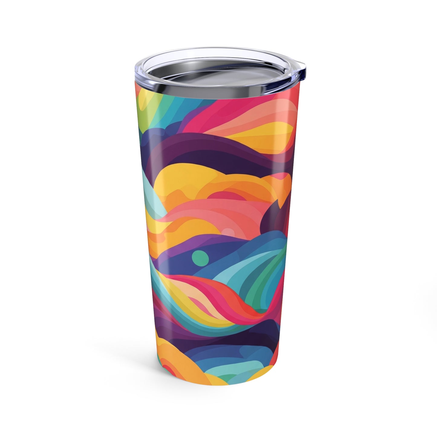 20oz Stainless Steel Mug With Double Wall Insulation Spill Resistant Durable Printed Design For Hot Or Cold Drinks