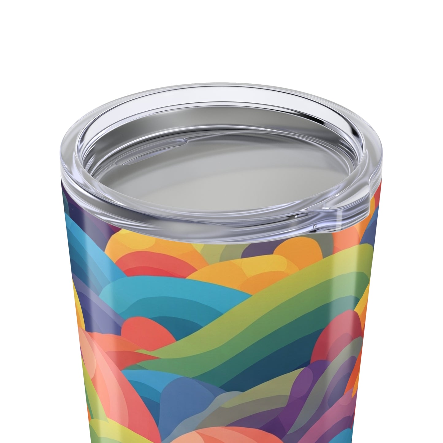 20 Oz Stainless Steel Tumbler With Double Wall Vacuum Insulation And Printed Design Dishwasher Safe