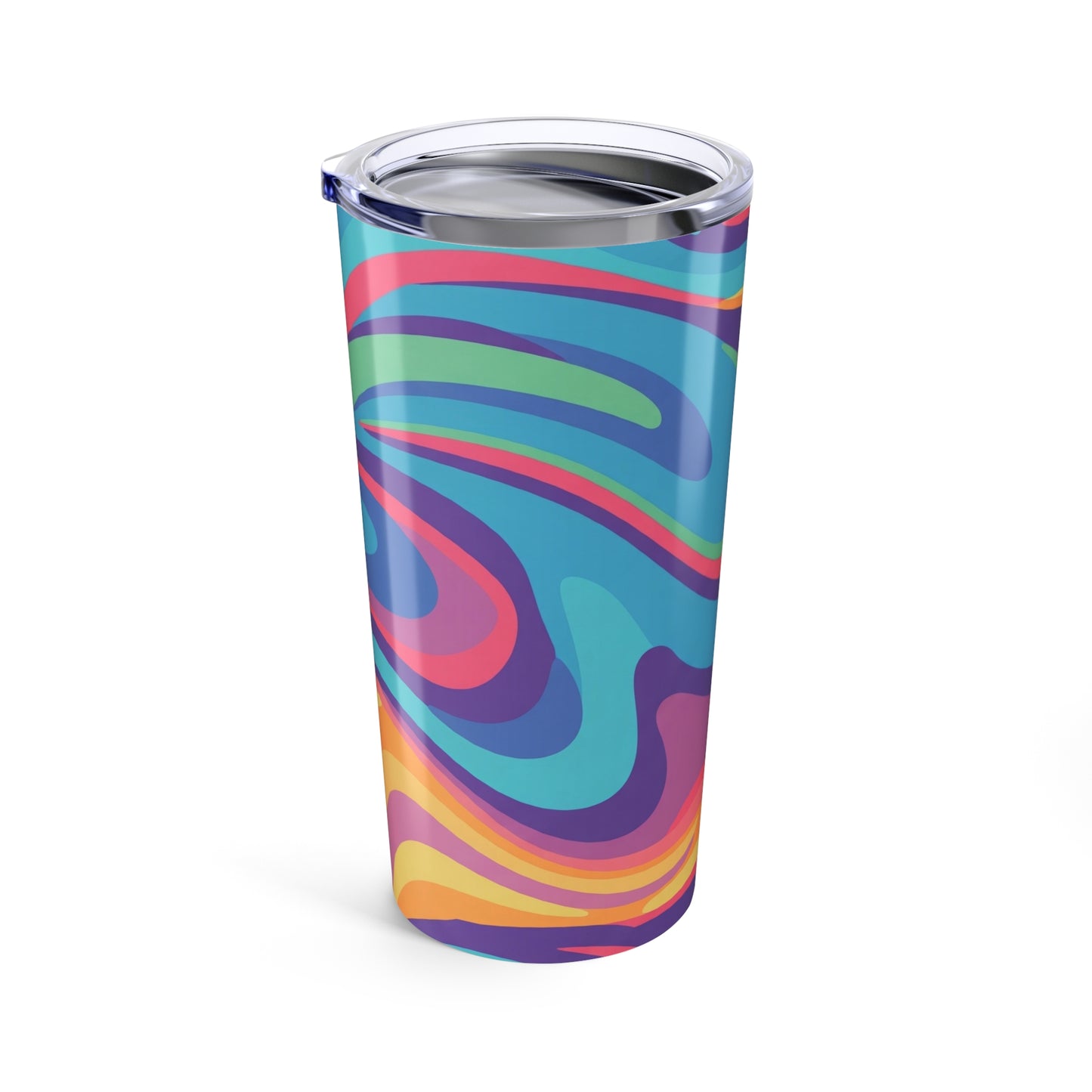 20oz Stainless Steel Tumbler Double Wall Vacuum Insulated Spill Resistant Printed Coffee Cup For Hot And Cold