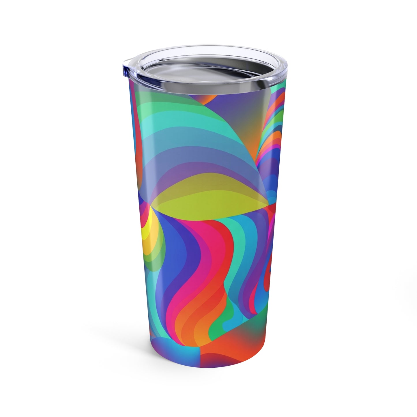 20 Oz Steel Printed Tumbler With Double Wall Vacuum Insulation Spill Resistant For Hot And Cold Beverages Travel