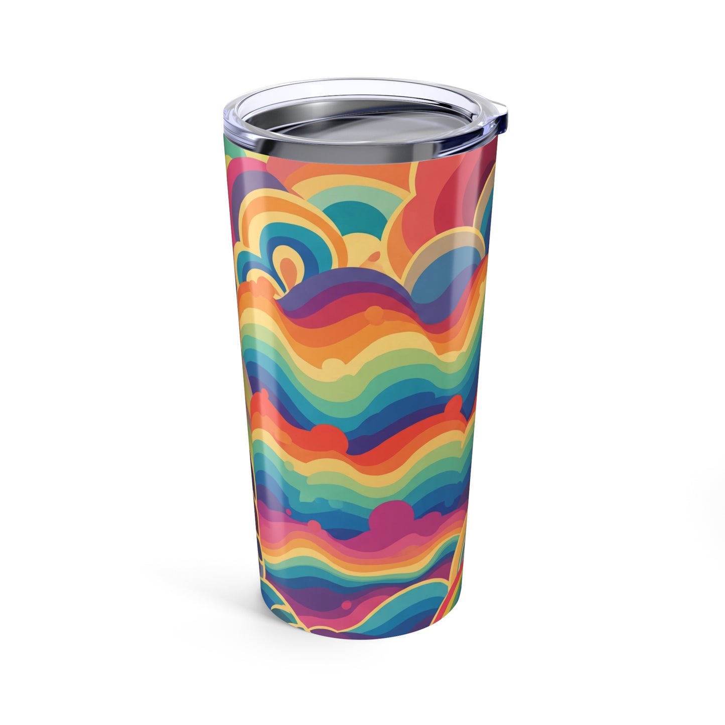 20Oz Stainless Steel Printed Tumbler With Double Wall Vacuum Insulation For Hot Or Cold Beverages Travel Mug
