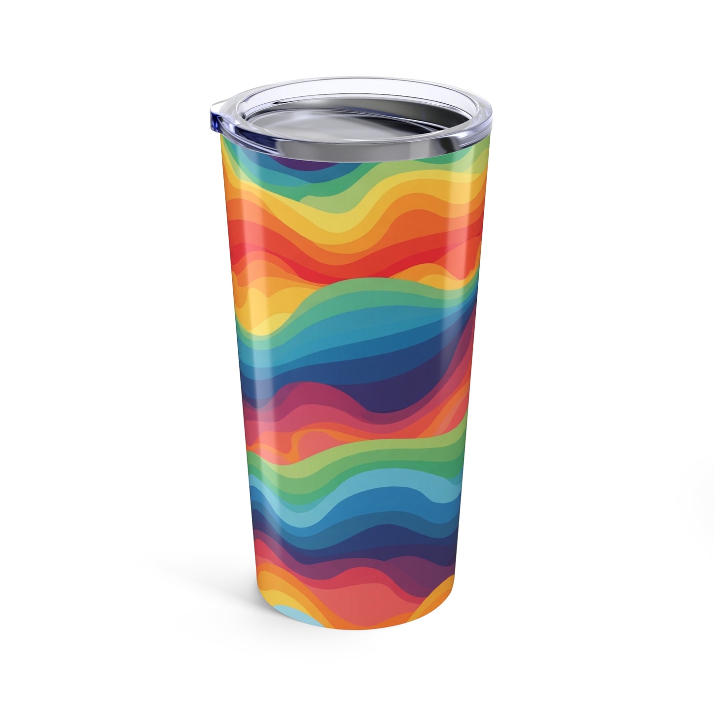 20oz Stainless Steel Tumbler With Double Wall Vacuum Insulated Spill Resistant Lid And Durable Printed Travel