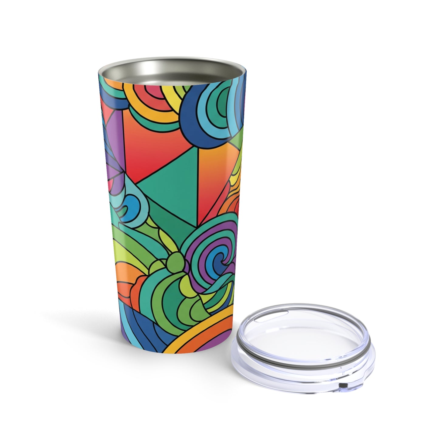 20 Oz Stainless Steel Tumbler With Double Wall Vacuum Insulation Spill Resistant BPA Free For Hot And Cold
