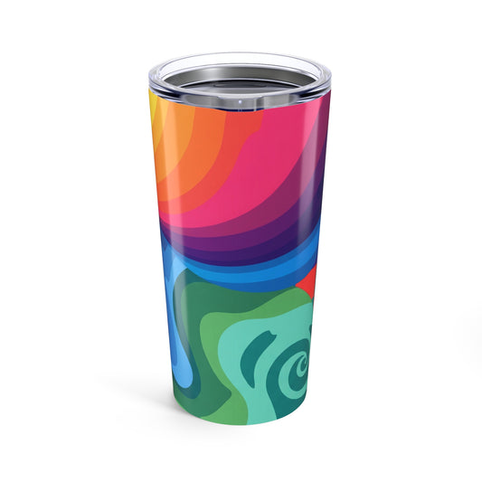20oz Stainless Steel Tumbler With Double Wall Vacuum Insulation Leak Proof Spill Resistant Travel Coffee Mug With