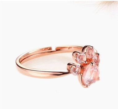Elegant Open Cat Head Ring Made From Korean Alloy Adjustable Fashion Jewelry For Women With Comfortable Fit Now