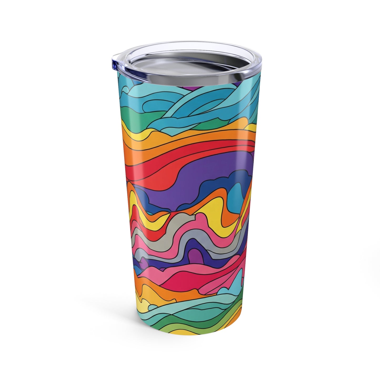 20oz Stainless Steel Travel Mug With Double Wall Vacuum Insulation Spill Resistant BPA Free Dishwasher Safe Coffee