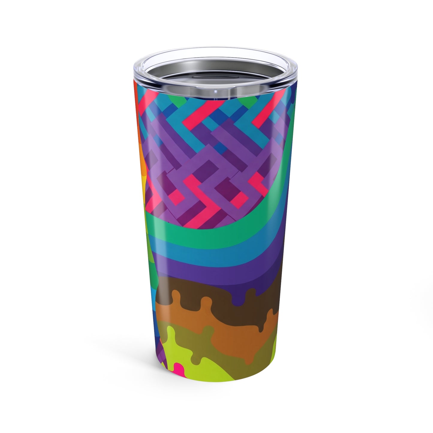 20oz Stainless Steel Tumbler With Double Wall Vacuum Insulation Spill Resistant Design For Hot Or Cold Beverages