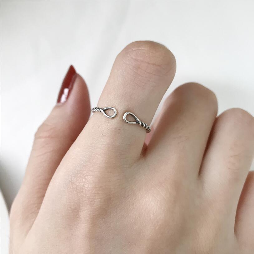Twisted String Ring Silver Band Jewelry Minimalist Elegant Accessory For Everyday Wear Versatile Ring Everyday