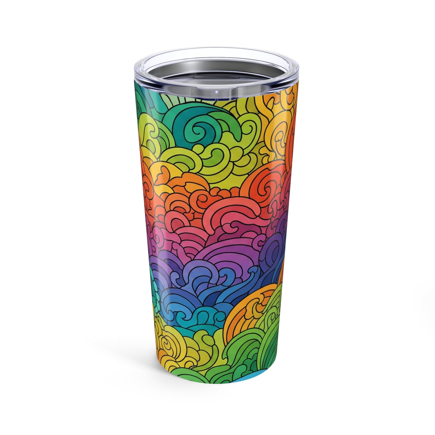 20 Oz Steel Tumbler With Double Wall Insulation Leak Proof Lid For Hot And Cold Drinks BPA Free Durable Dishwasher