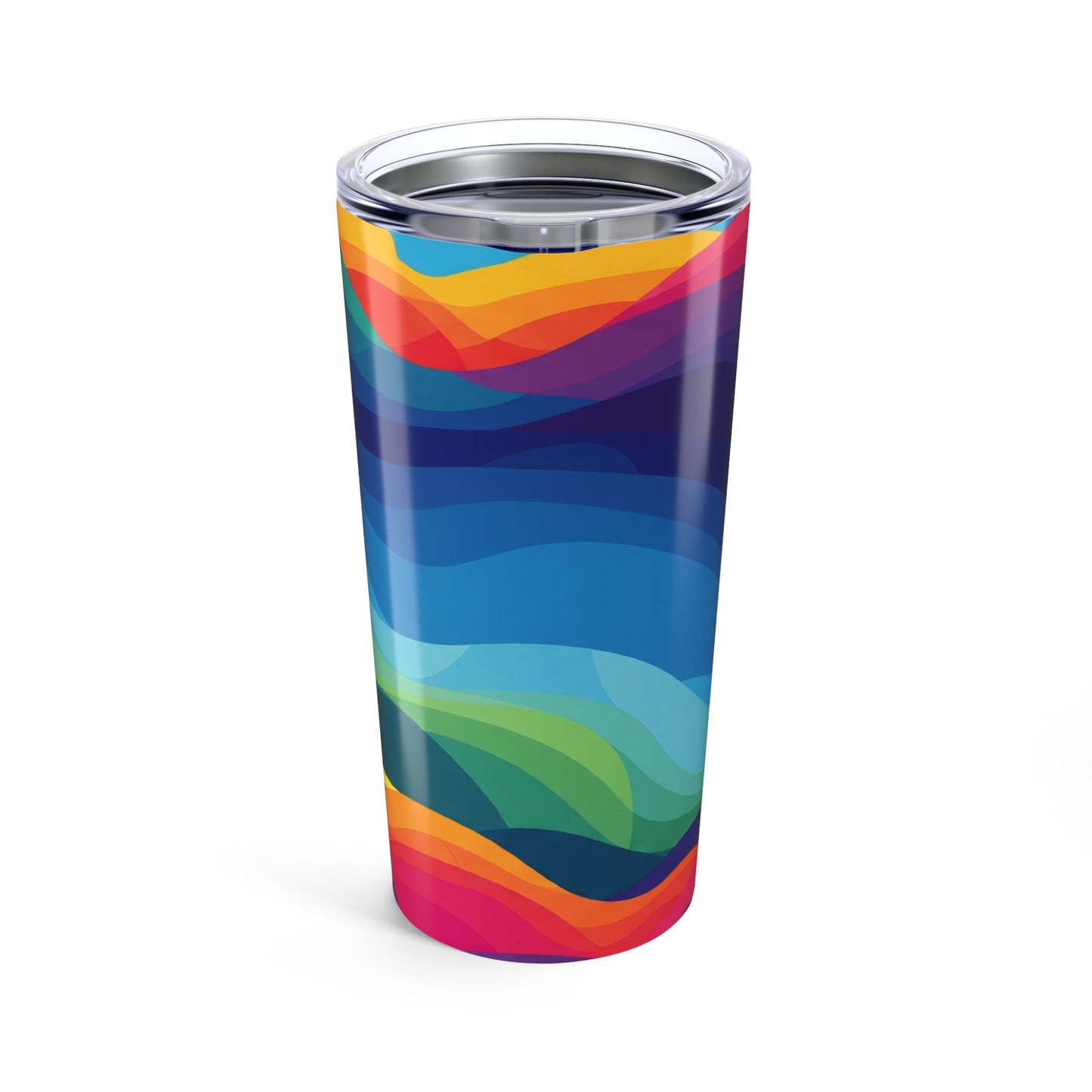 20oz Stainless Steel Tumbler Double Wall Vacuum Insulation Travel Mug Printed Design Spill Resistant Dishwasher