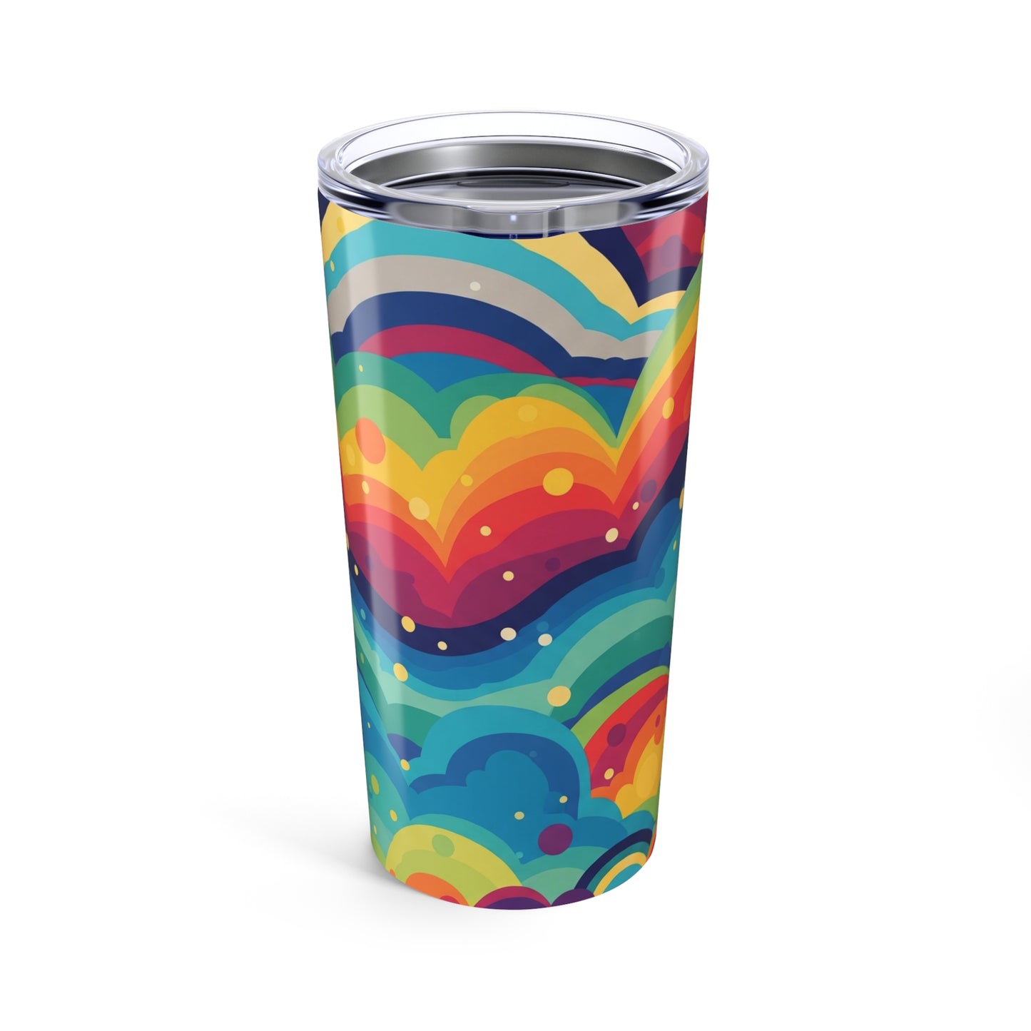 20oz Stainless Steel Tumbler With Vibrant Printed Artwork Vacuum Insulated Double Wall Leak Proof Hot Cold Travel