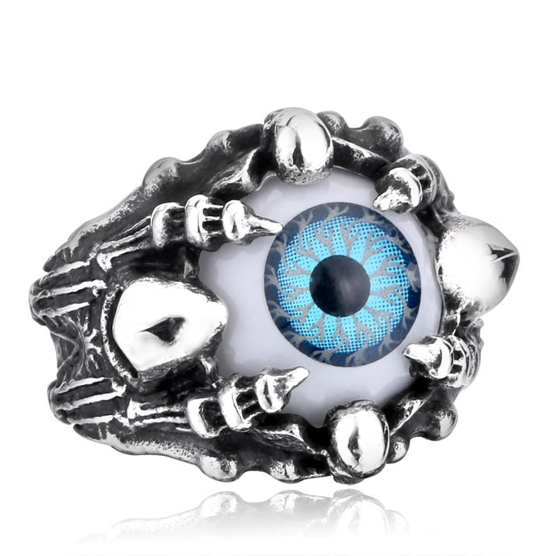 Evil Skull Eye Ring