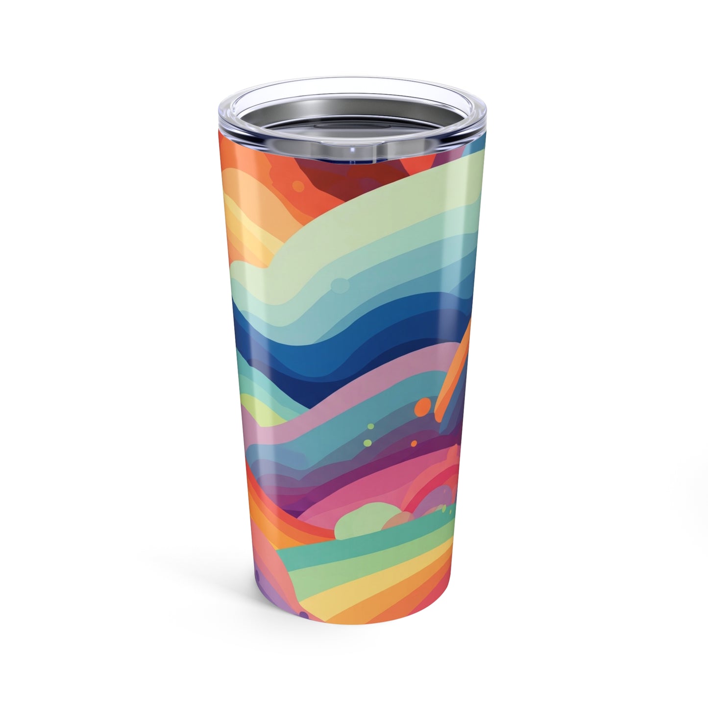 20oz Stainless Steel Tumbler With Double Wall Vacuum Insulation For Hot Or Cold Beverages Spill Proof Travel Cup