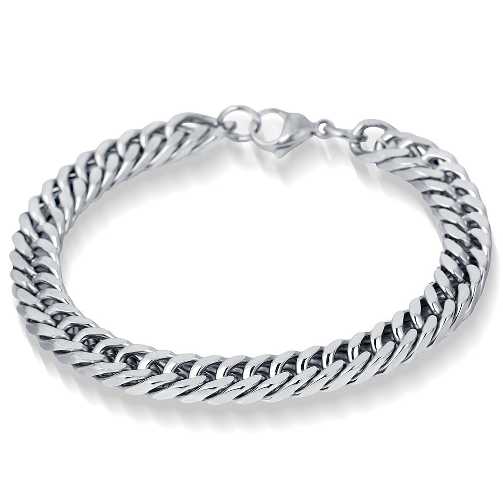 Mens Stainless Steel Wave Bracelet Durable Charm Jewelry For Everyday Wear And Stylish Gift Great Gift For Men