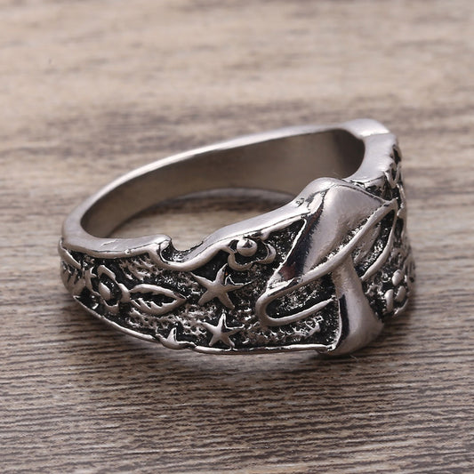 Electroplated Alloy Ring Star Flowered Leafy Design European American Fashion Holiday Gift Individually Packed