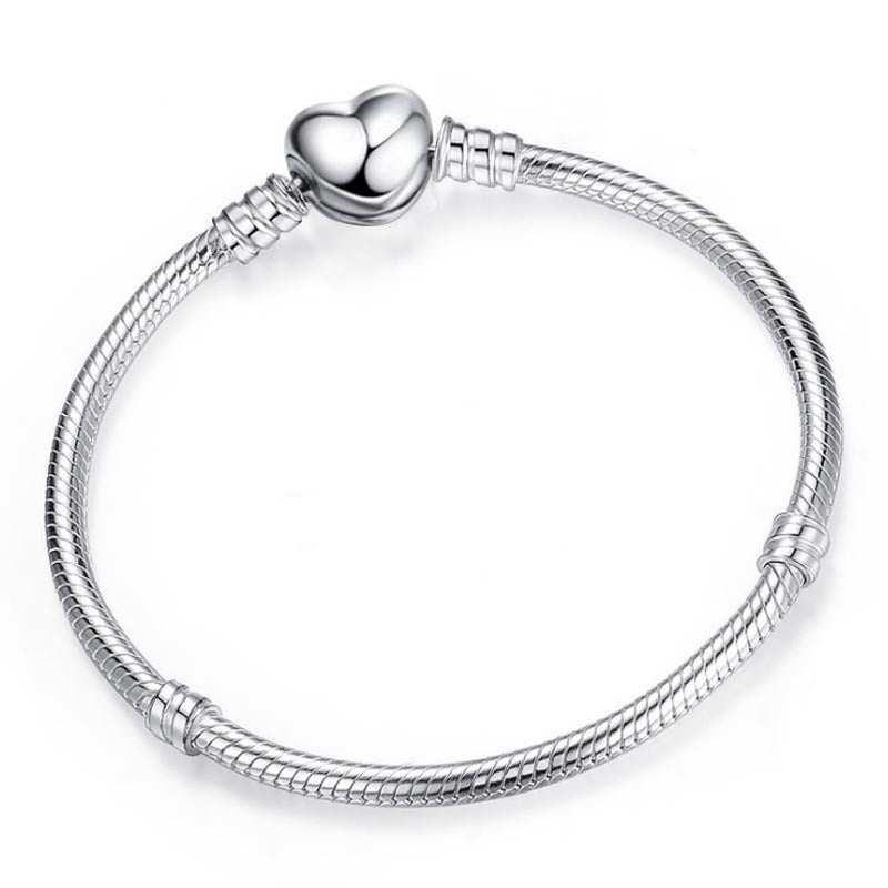 Adjustable Snake Chain Bracelet Geometric Silver Rose Gold