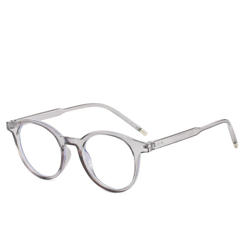 Unisex Round Glasses Anti Blue Light PC Frame Eyeglasses