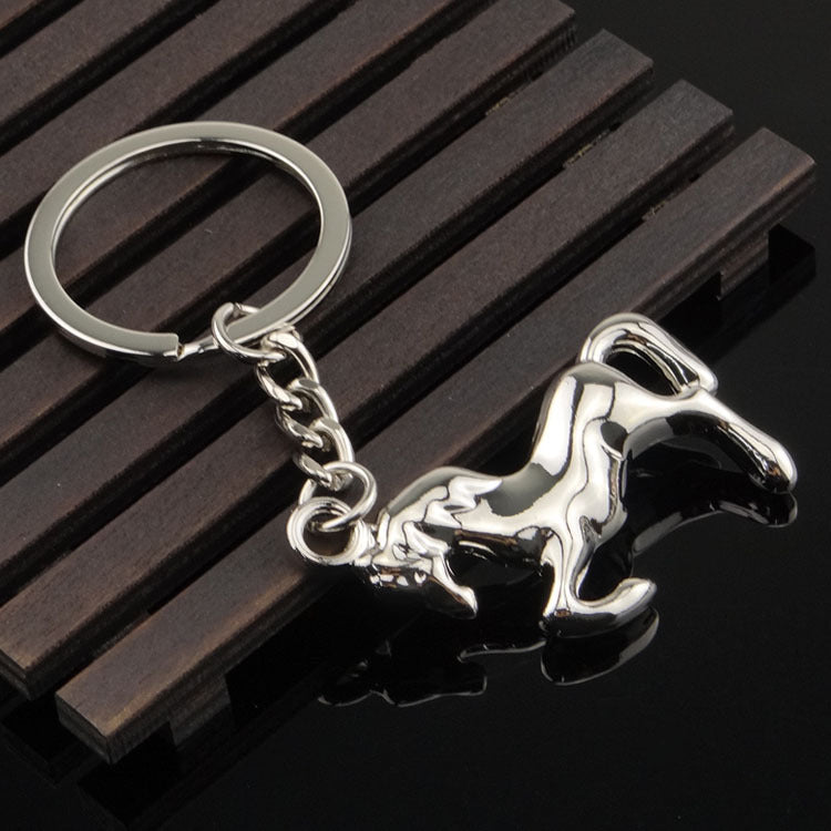 Unisex Metal Horse Keychain Zinc Alloy Pendant Pony Design Gift Pack Individually Packed Horse Themed Key Ring