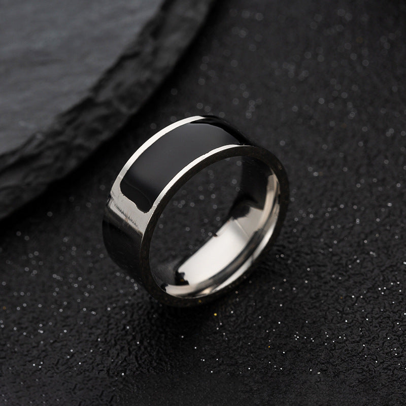 Titanium Steel NFC Ring European American Style Carved Technology Processing Carving Ring X1 Spec Ring Packing