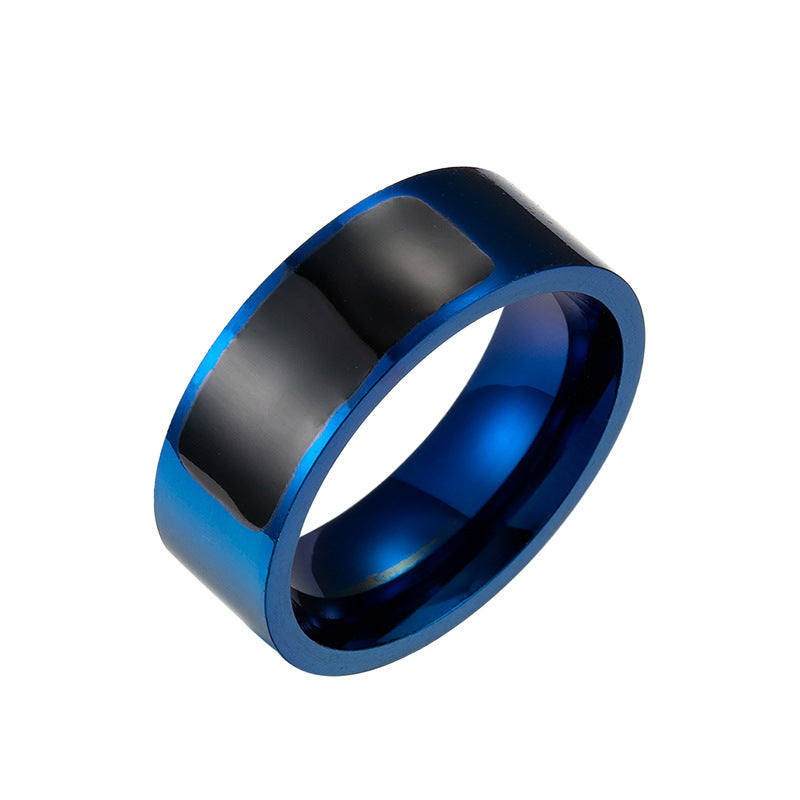 Titanium Steel NFC Ring European American Style Carved Technology Processing Carving Ring X1 Spec Ring Packing