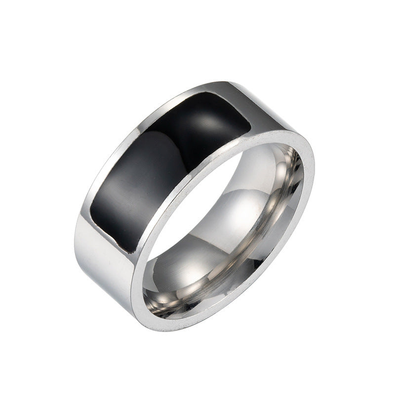 Titanium Steel NFC Ring European American Style Carved Technology Processing Carving Ring X1 Spec Ring Packing