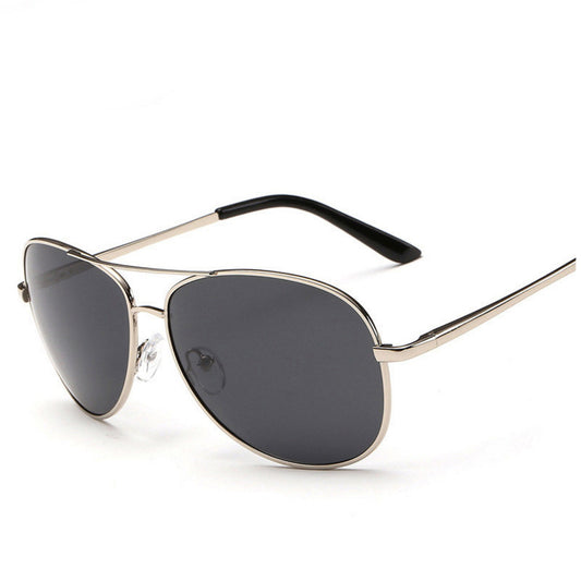 Mens Polarized Sunglasses Having Metal Frame UV400 Protection TAC Lenses 99 Percent Visible Light Transmission
