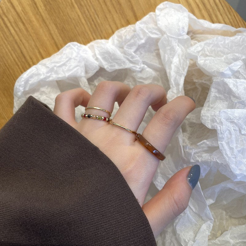 Silver Ring For Women Fashionable Versatile Everyday Wear