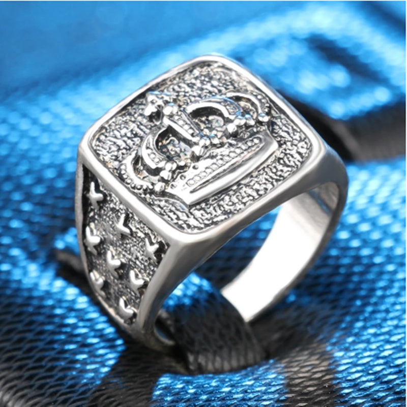 Korean Electroplated Alloy Ring With Artificial Gems And Semi Precious Stones Inlay Jewelry Fashion Accessories Style