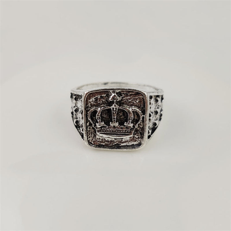 Korean Electroplated Alloy Ring With Artificial Gems And Semi Precious Stones Inlay Jewelry Fashion Accessories Style