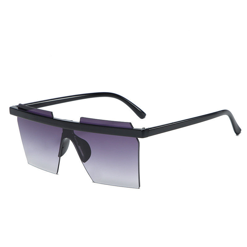 Trendy One Piece Sunglasses with Strong Frame UV400 Protection Fashion Sun Glasses 99 Percent Visible Light UV Now