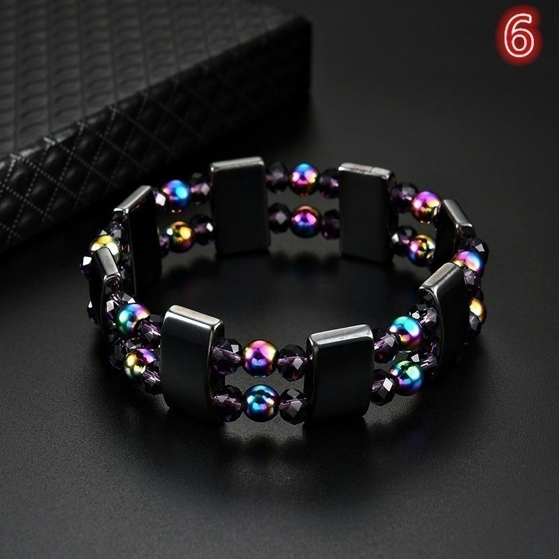 Unisex Magnetic Bracelet Retro Geometric Design European American Jewelry Gift Anti Fatigue Accessory Gift Men