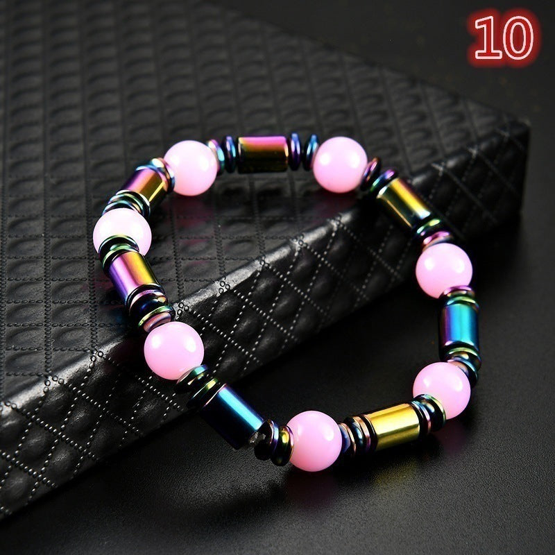 Unisex Magnetic Bracelet Retro Geometric Design European American Jewelry Gift Anti Fatigue Accessory Gift Men