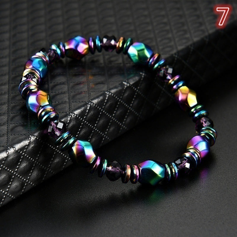 Unisex Magnetic Bracelet Retro Geometric Design European American Jewelry Gift Anti Fatigue Accessory Gift Men