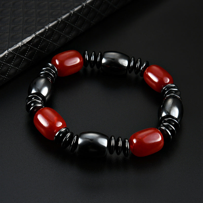 Unisex Magnetic Bracelet Retro Geometric Design European American Jewelry Gift Anti Fatigue Accessory Gift Men