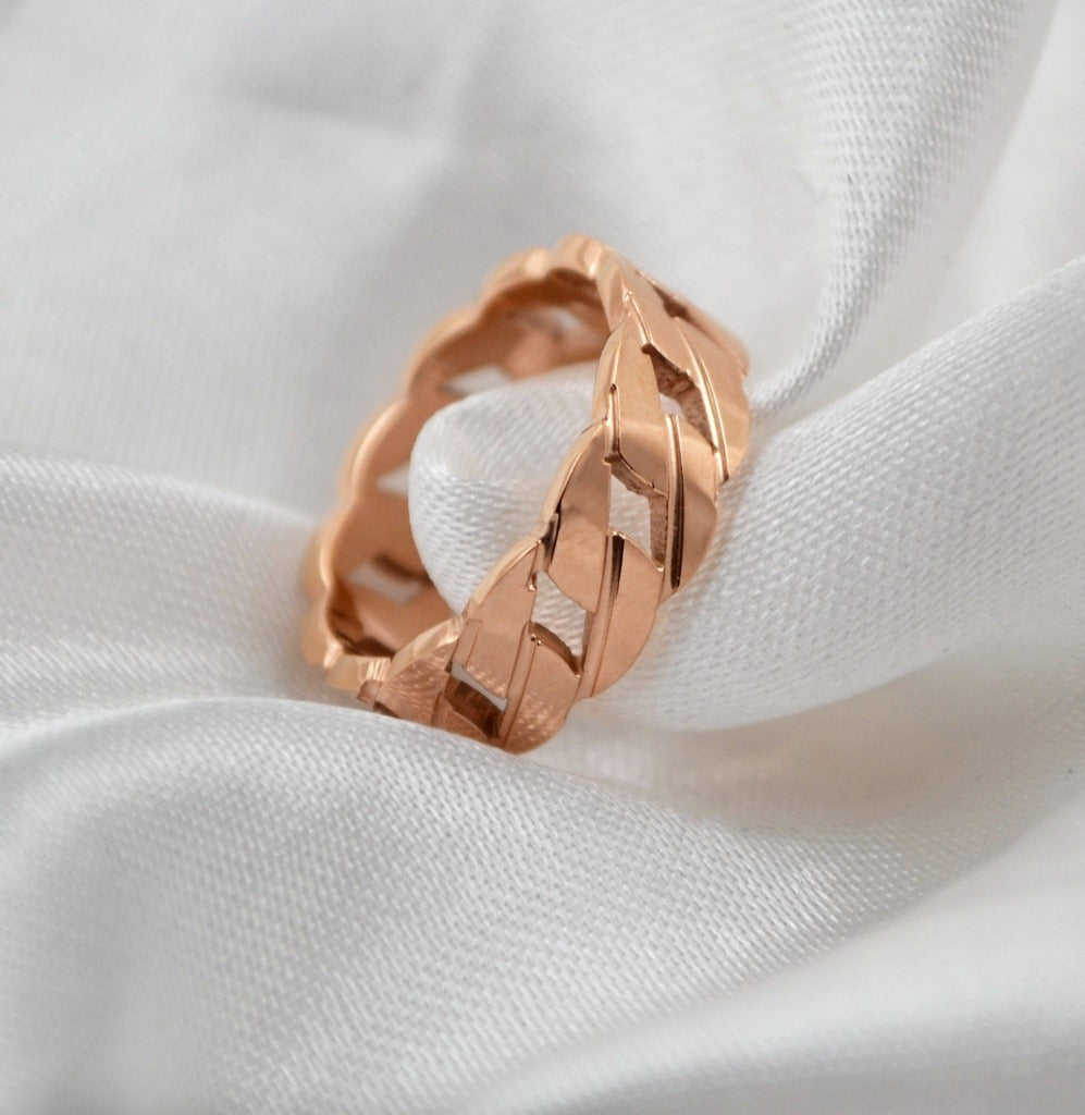 Unique Design Stainless Steel Ring For Women Three Colors