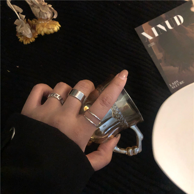 Unisex Open Ring Infinity Symbol Silver Plated Adjustable Jewelry Gift For Engagement And Everyday Wear Classy